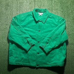Amazon Essentials Men's Green
Wool Blend Bomber Size 6XL